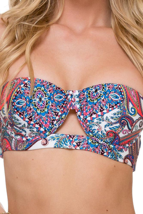 Luli Fama Rebeldia Cut Out Underwire Top